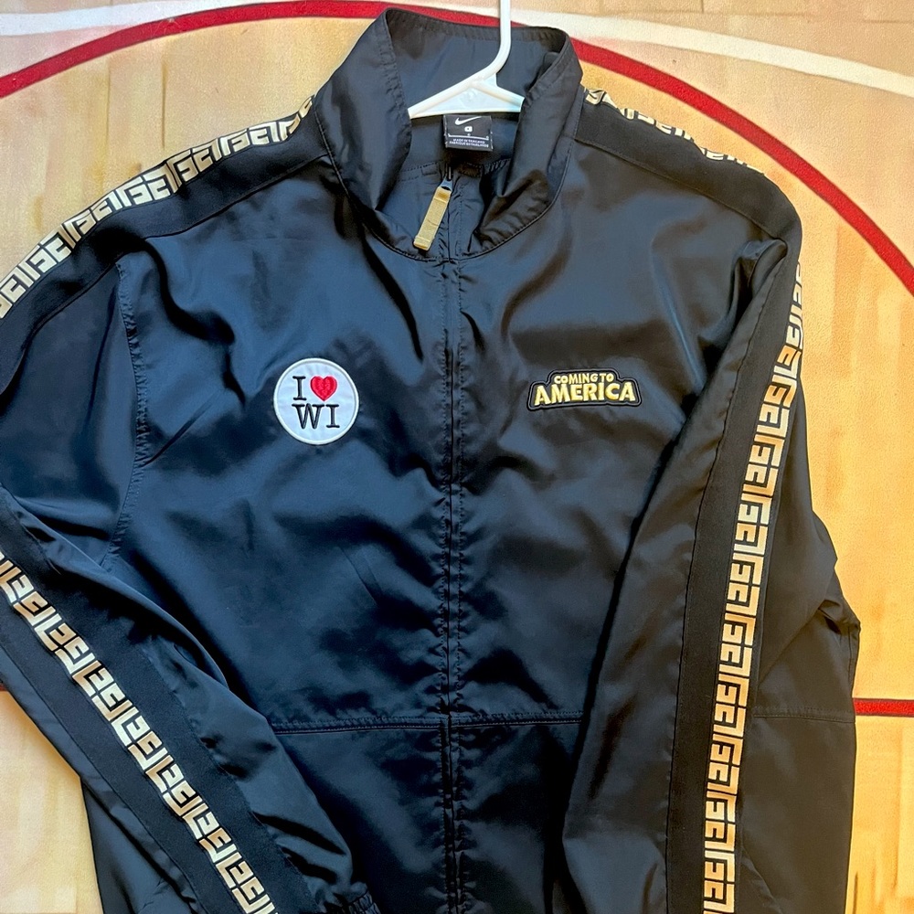 Nike FREAK Giannis X Coming to America Collab Full Zip Track Jacket Adult L